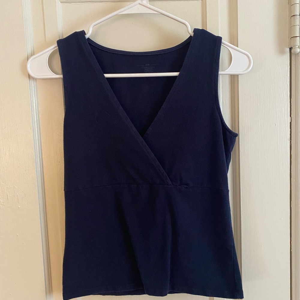 Brandy Melville Navy Thick Strap Tank Top